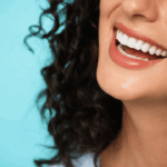 patient smiling after crown placement bethesda
