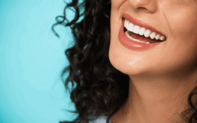 patient smiling after crown placement bethesda