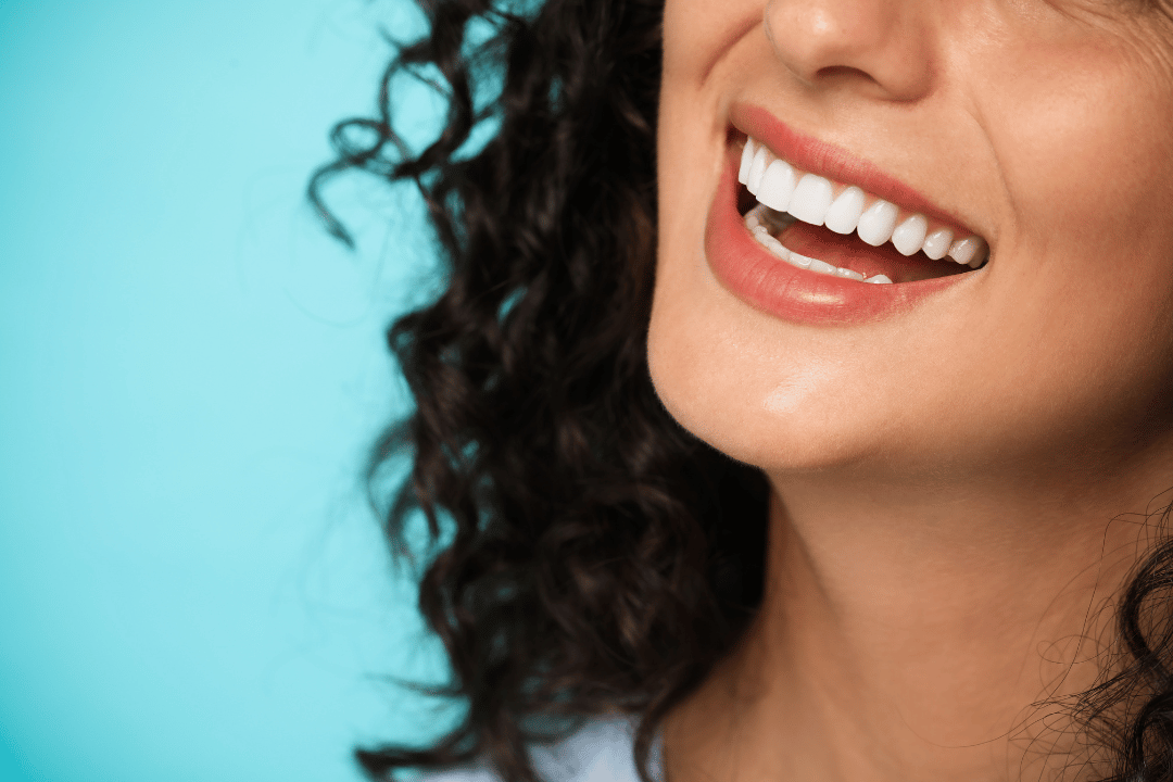 patient smiling after crown placement bethesda