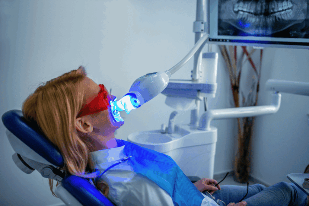 custom whitening trays and gel
